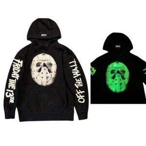 Vans Off The Wall Friday The 13th Jason Voorhees Halloween Pullover Hoodie Small